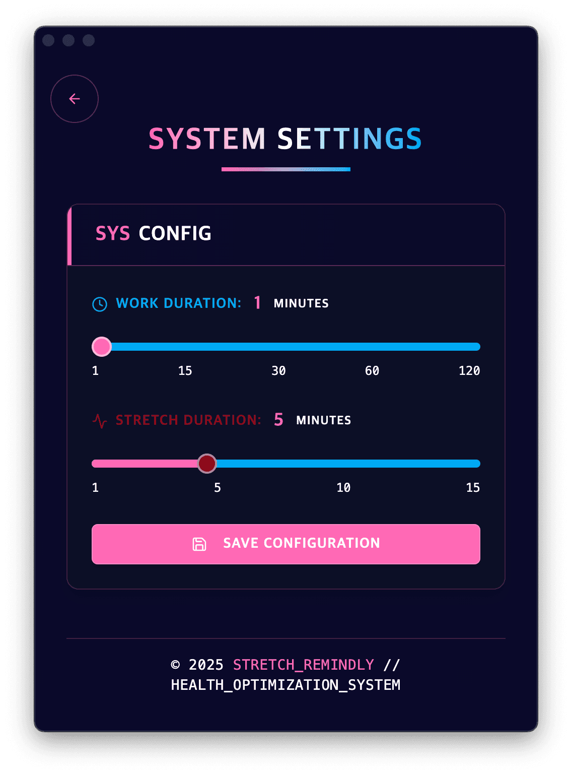 setting